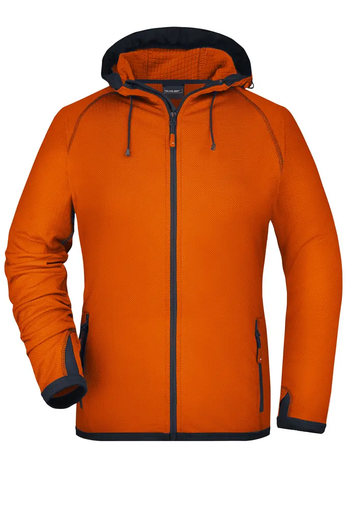 Ženski flis JN570 dark-orange/carbon S-0