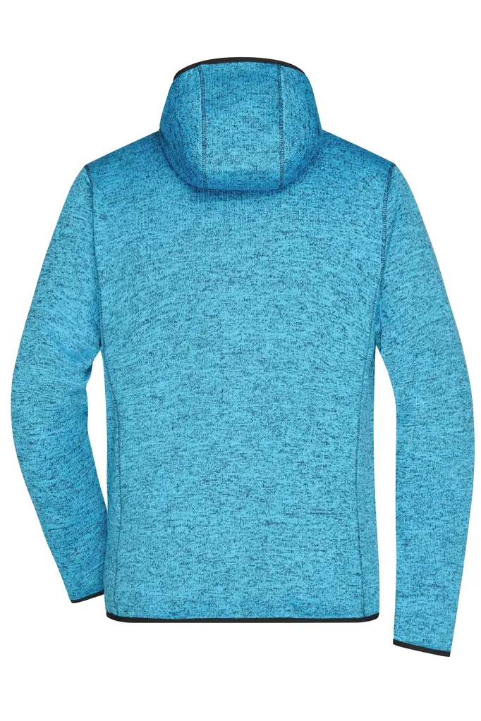 Muški flis JN589 blue-melange/black S-3
