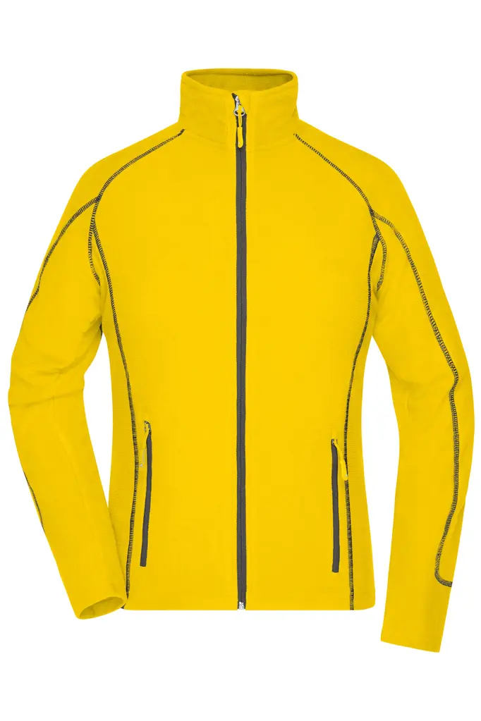 Ženski flis JN596 yellow/carbon M-0
