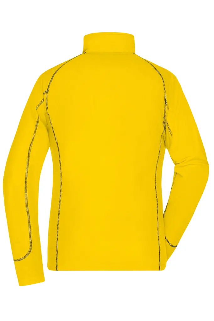 Ženski flis JN596 yellow/carbon M-3