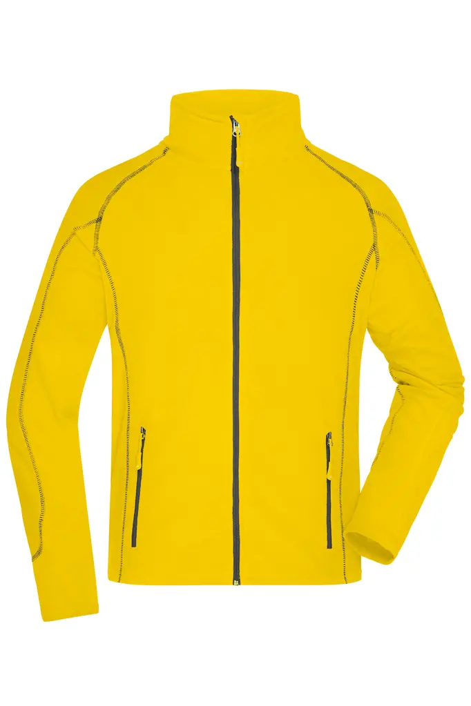 Muški flis JN597 yellow/carbon M-0