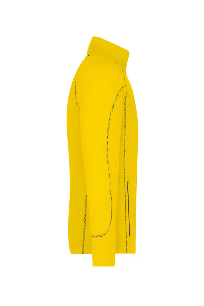 Muški flis JN597 yellow/carbon M-2