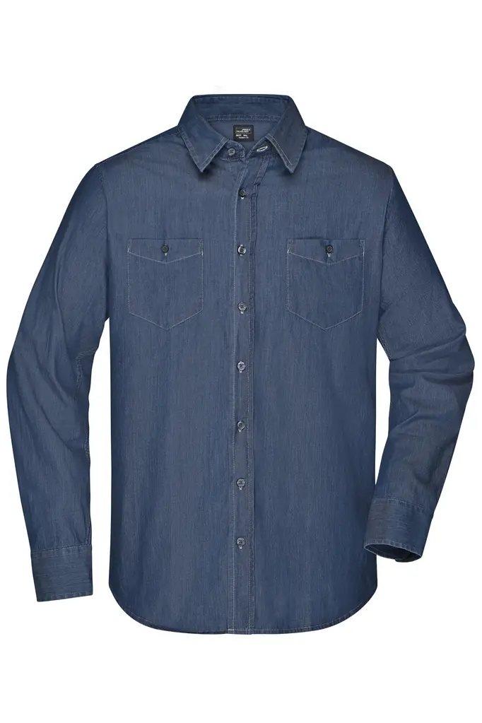 Muška košulja JN629 dark-denim S-0