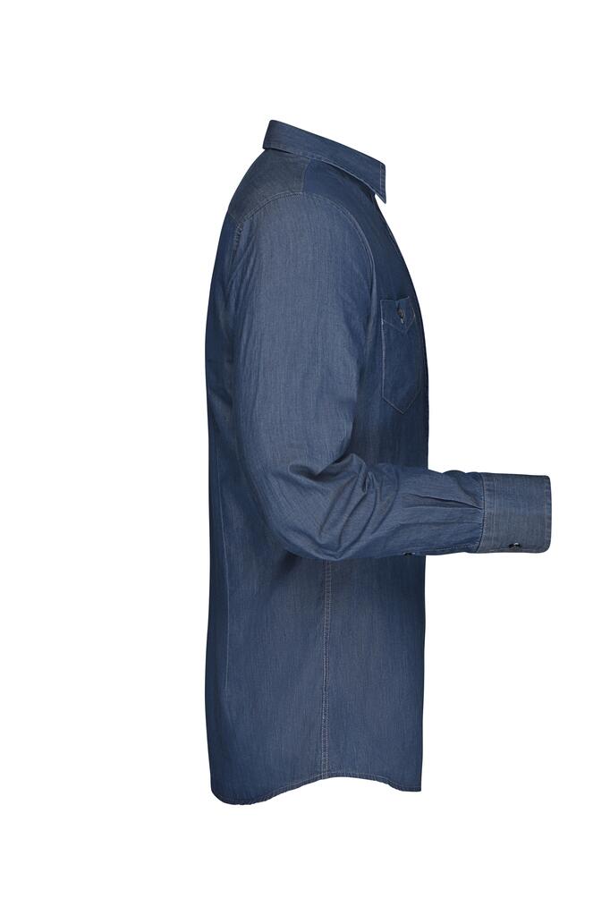 Muška košulja JN629 dark-denim S-2