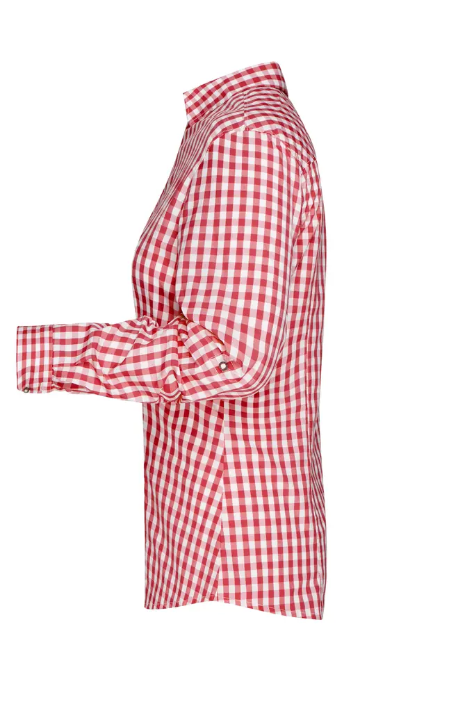 Ženska košulja JN637 red/white XS-1