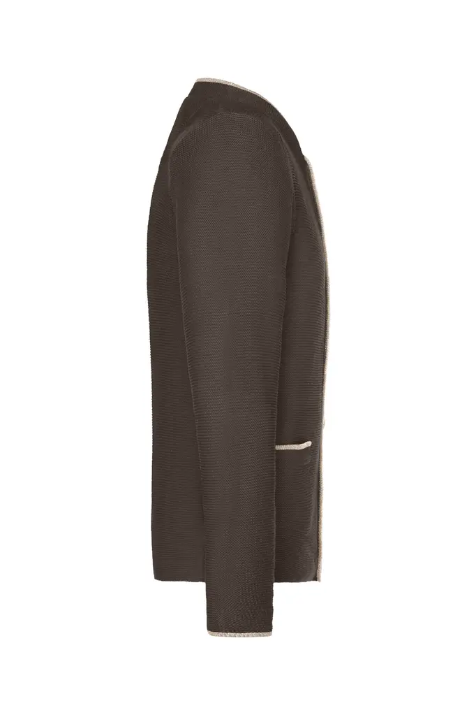 Muška košulja JN640 brown-melange/beige/royal L-2