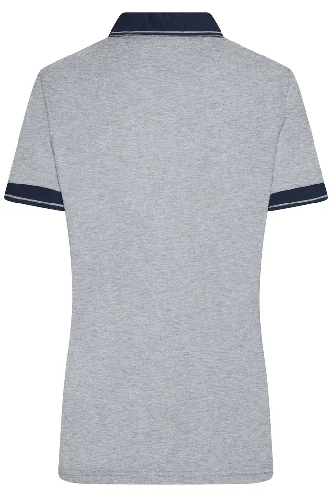 Ženska polo majica JN705 grey-heather/navy S-7