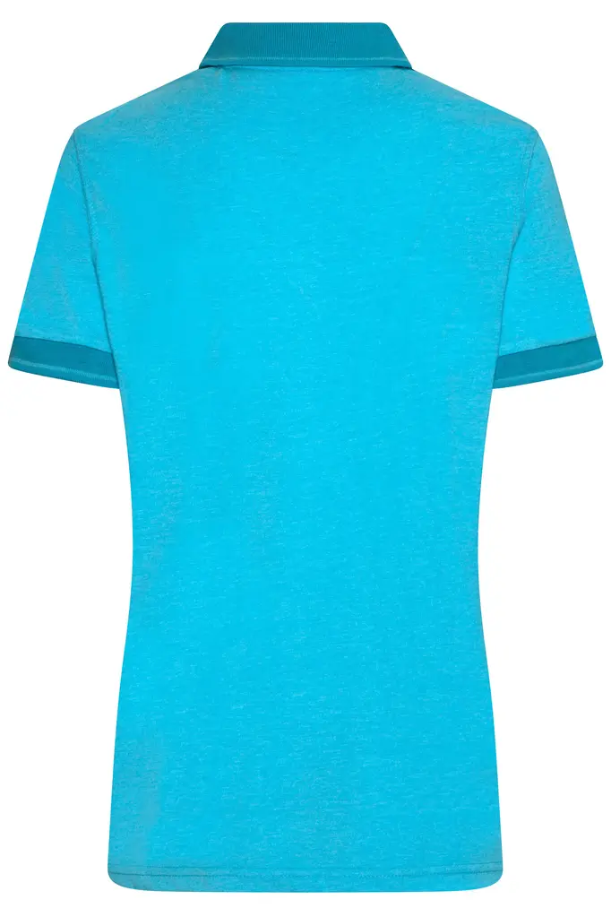 Ženska polo majica JN705 turquoise-melange/turquoise S-7
