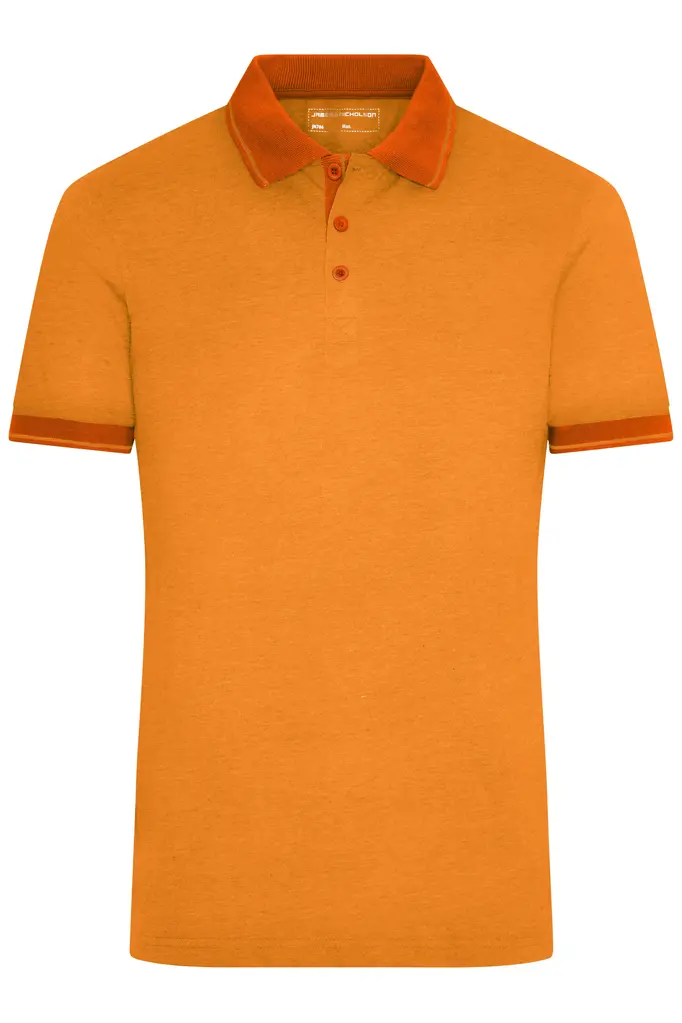 Muška polo majica JN706 orange-melange/dark-orange S-0