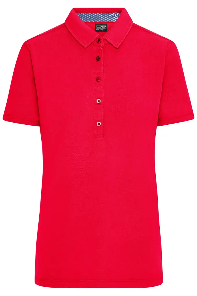 Ženska polo majica JN711 red/blue-white S-0