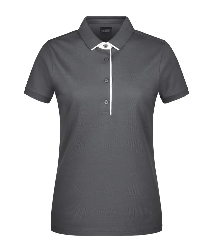 Ženska polo majica  JN725 graphite/white S-0