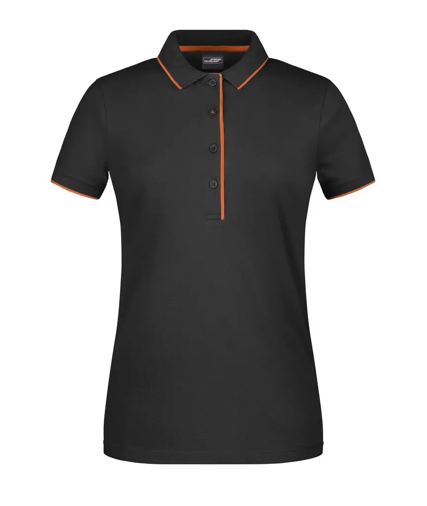 Ženska polo majica  JN727 black/orange XS-0