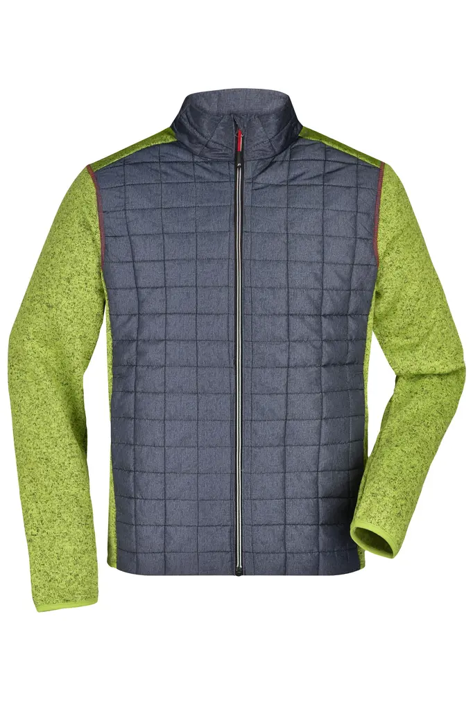 Muška jakna JN742 kiwi-melange/anthracite-melange S-0