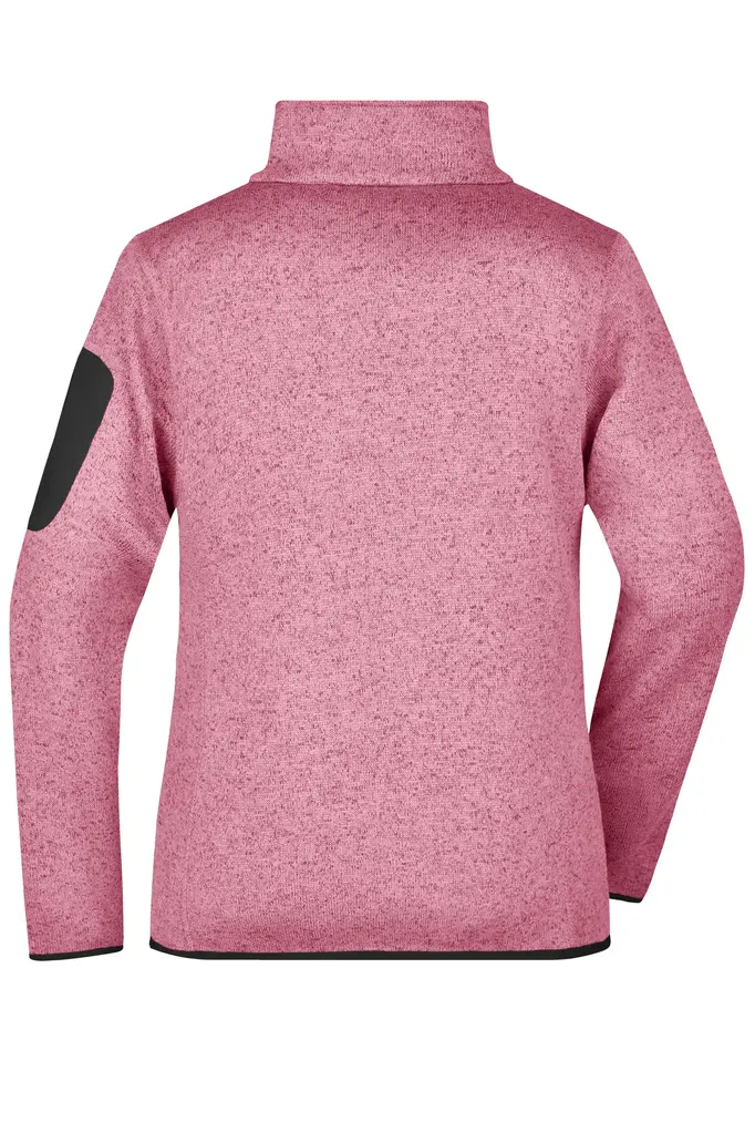 Ženski flis JN761 pink-melange/off-white S-3