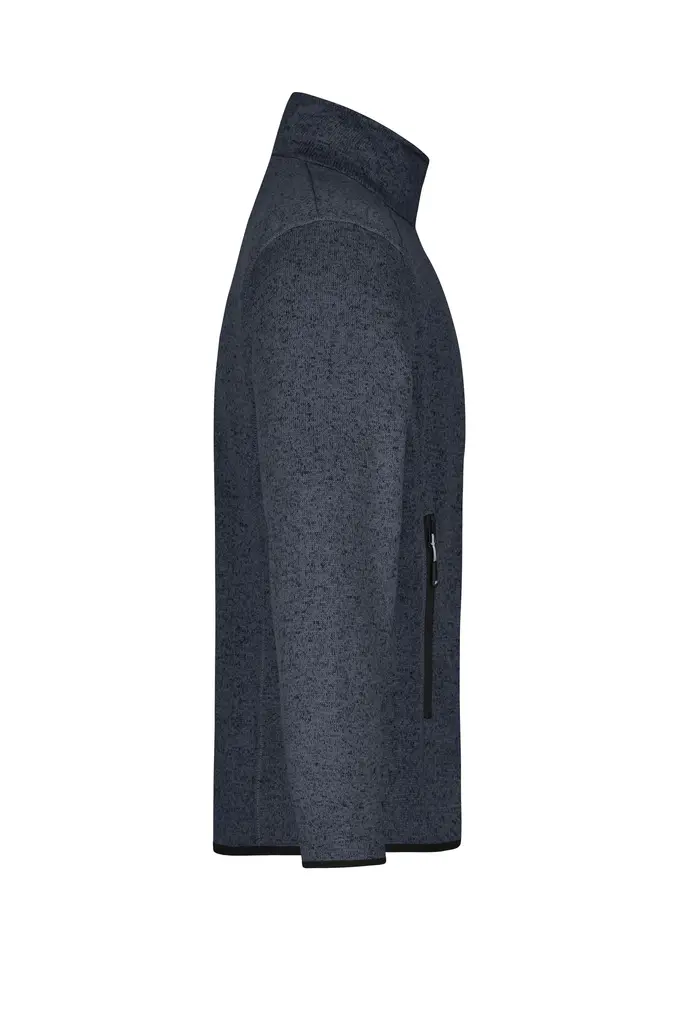 Muški flis JN762 dark-grey-melange/silver S-2