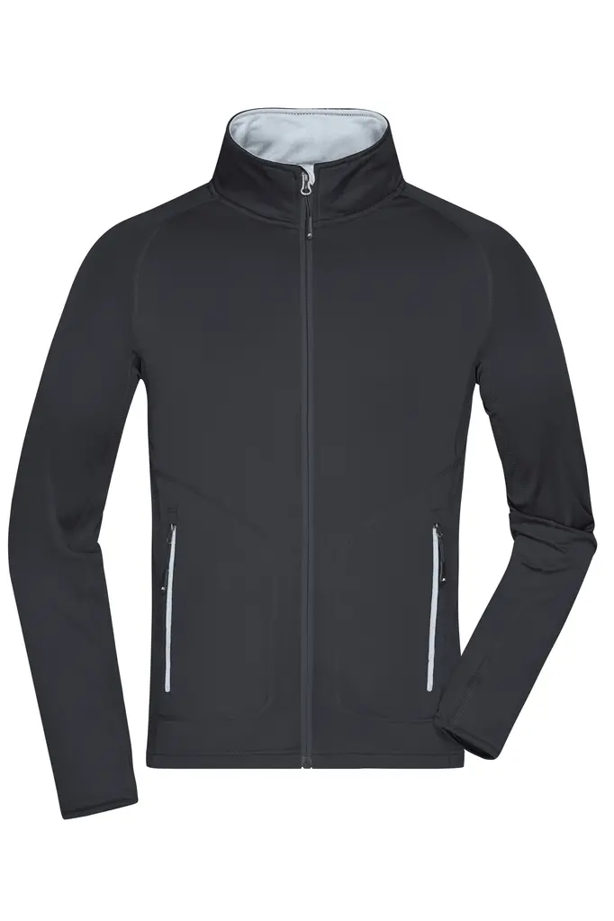 Muški flis JN764 black/silver L-0