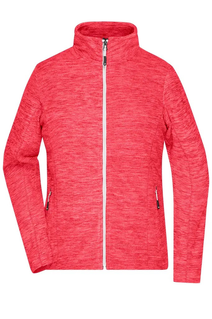 Ženski flis JN769 coral-melange/white S-0