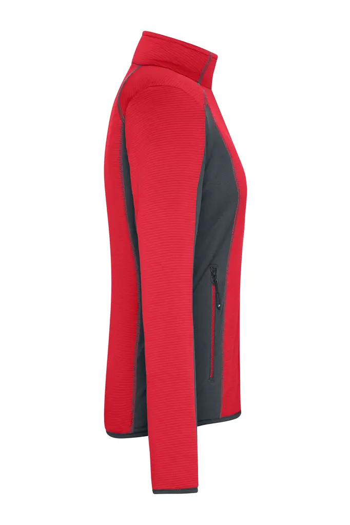 Ženski flis JN783 red/carbon XS-2