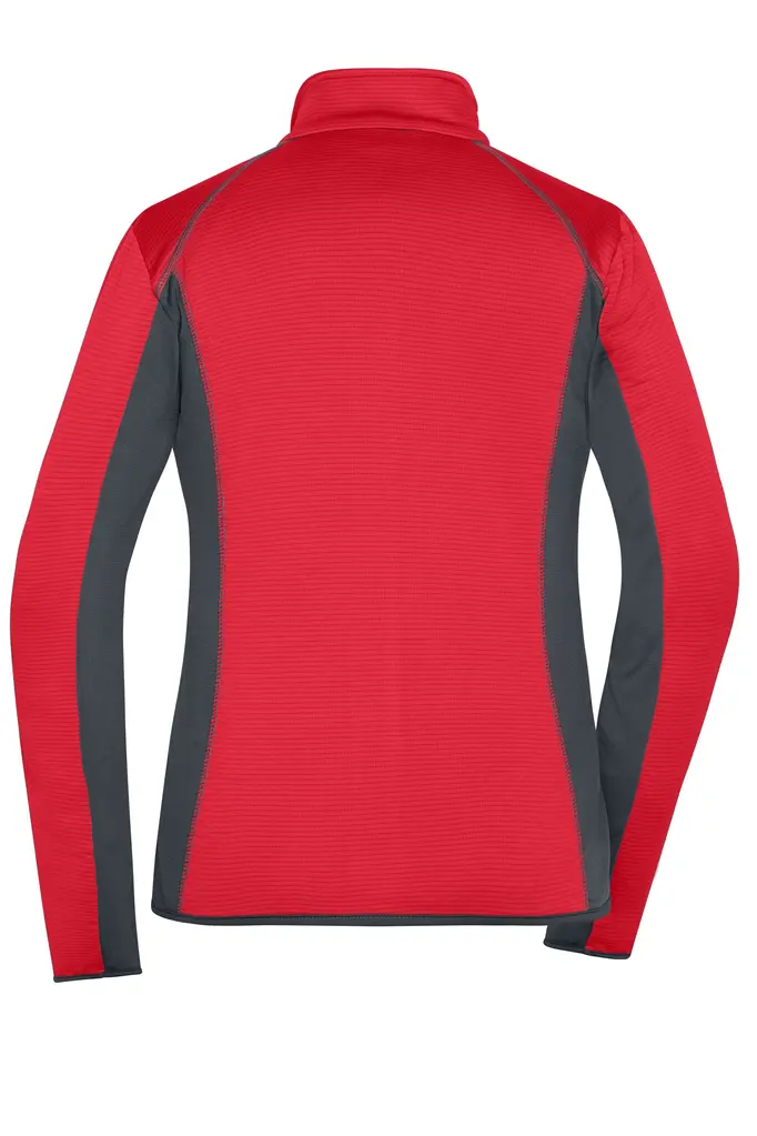 Ženski flis JN783 red/carbon XS-3