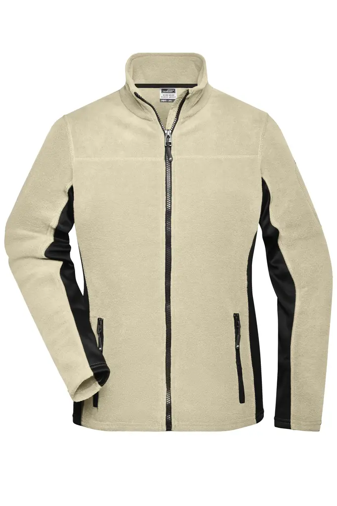 Ženski radni flis JN841 stone/black XS-0