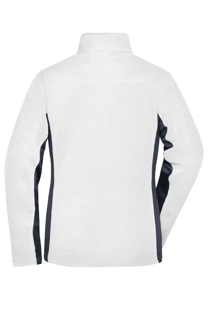 Ženski radni flis JN841 white/carbon XS-3