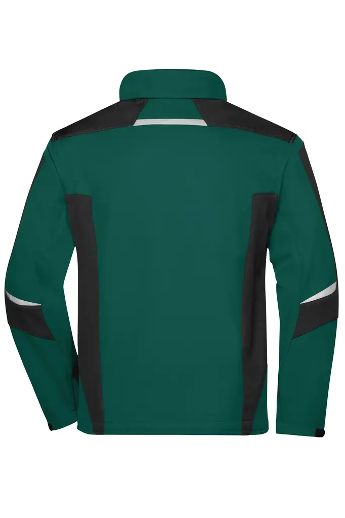 Radna softshell jakna  JN844 dark-green/black XS-6