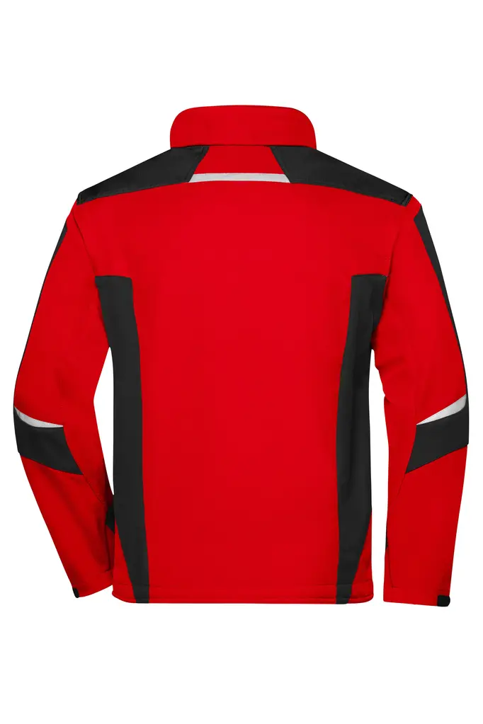 Radna softshell jakna  JN844 red/black XS-6