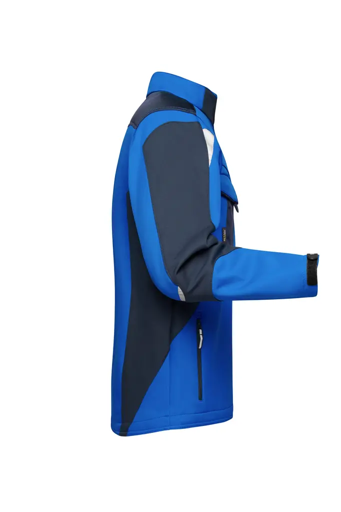 Radna softshell jakna  JN844 royal/navy XS-5