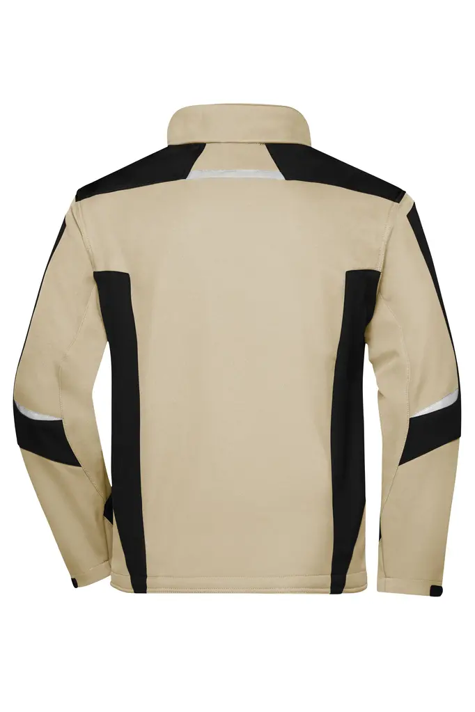 Radna softshell jakna  JN844 stone/black XS-6