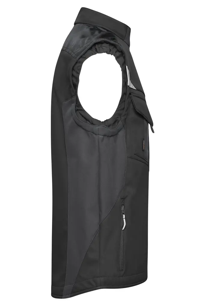 Radni softshell prsluk JN845 black/black XS-5 Radni softshell prsluk JN845 black/black XS-5