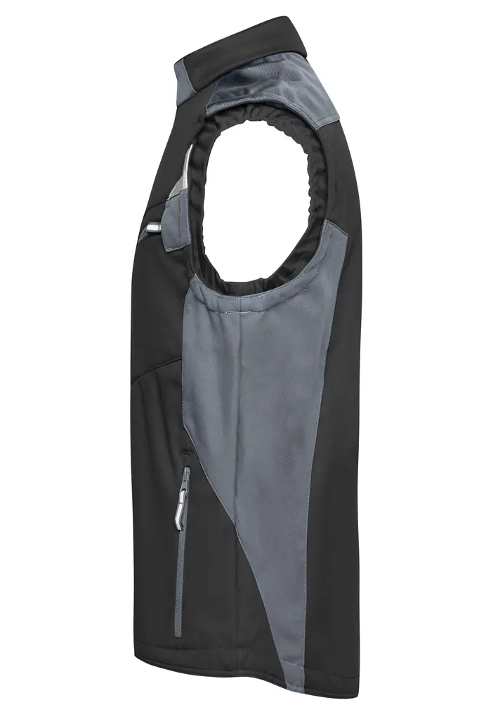 Radni softshell prsluk  JN845 black/carbon XS-4
