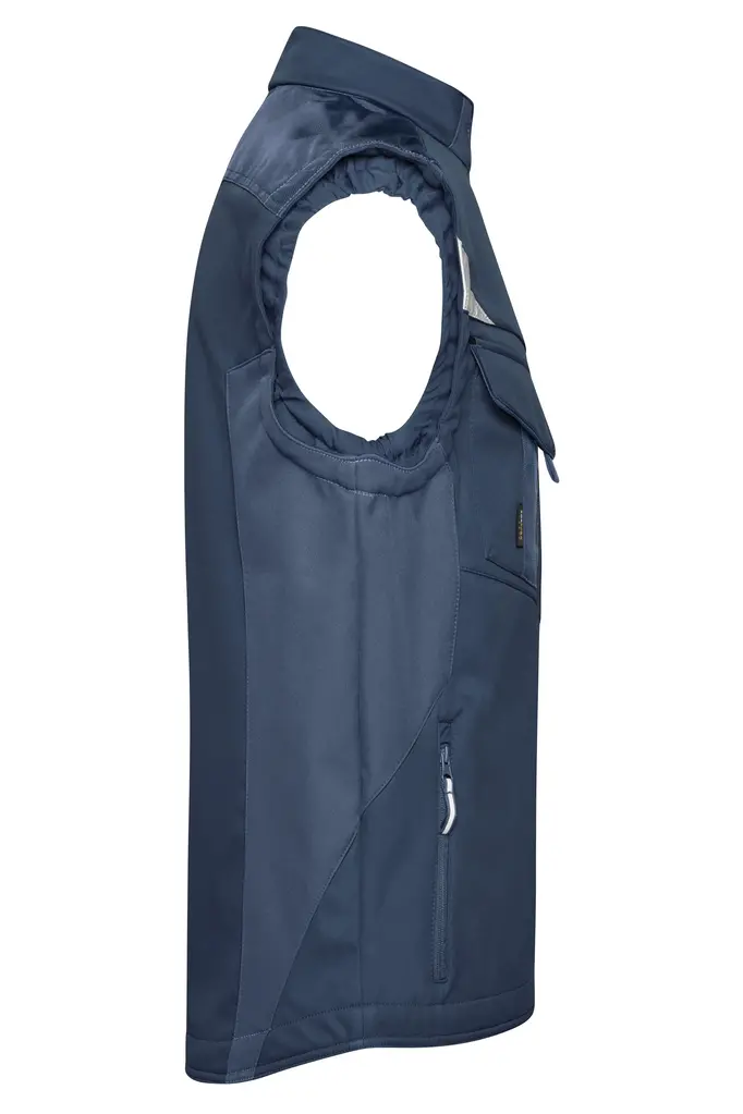 Radni softshell prsluk  JN845 navy/navy XS-5