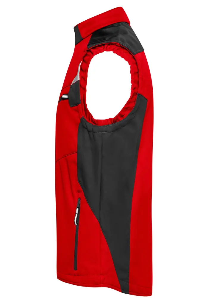Radni softshell prsluk  JN845 red/black XS-4