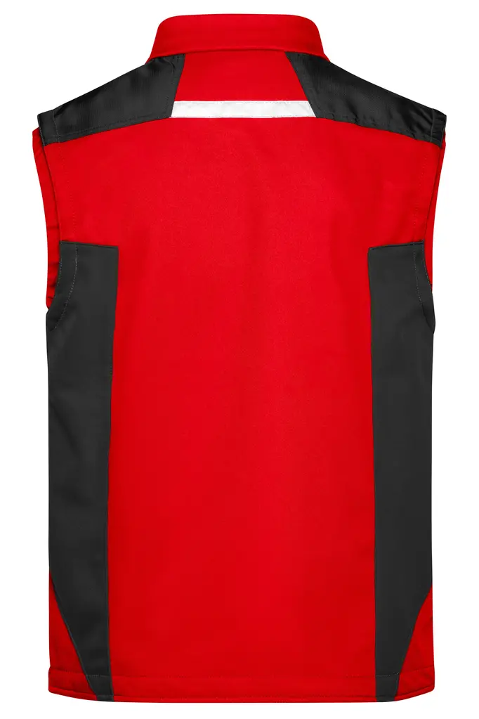 Radni softshell prsluk  JN845 red/black XS-6