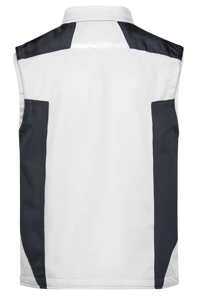 Radni softshell prsluk JN845 white/carbon XS-6 Radni softshell prsluk JN845 white/carbon XS-6