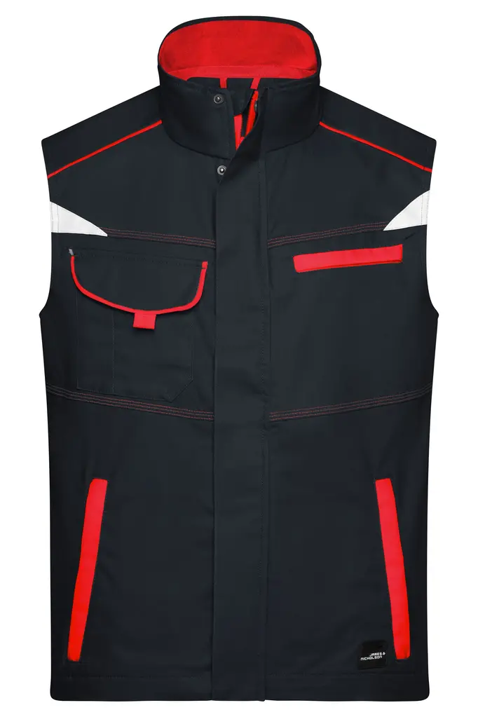 Radni prsluk JN850 carbon/red S-0