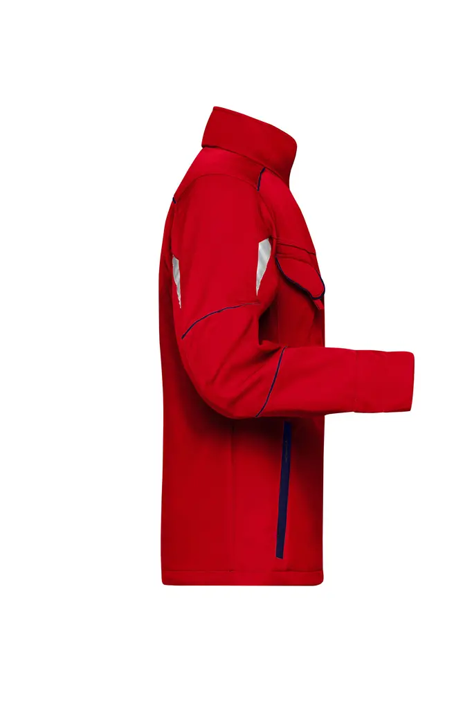 Radna softshell jakna JN851 red/navy XS-2