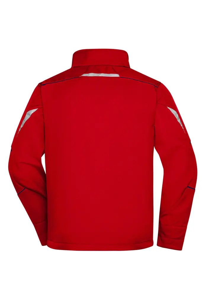 Radna softshell jakna JN851 red/navy XS-7