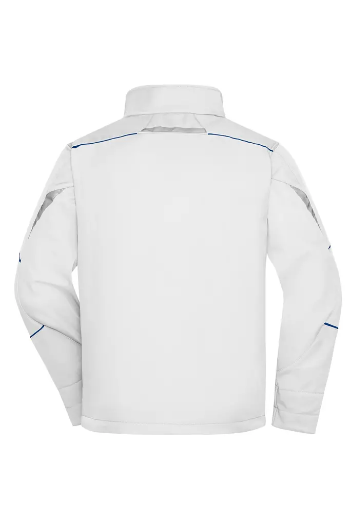 Radna softshell jakna JN851 white/royal XS-6