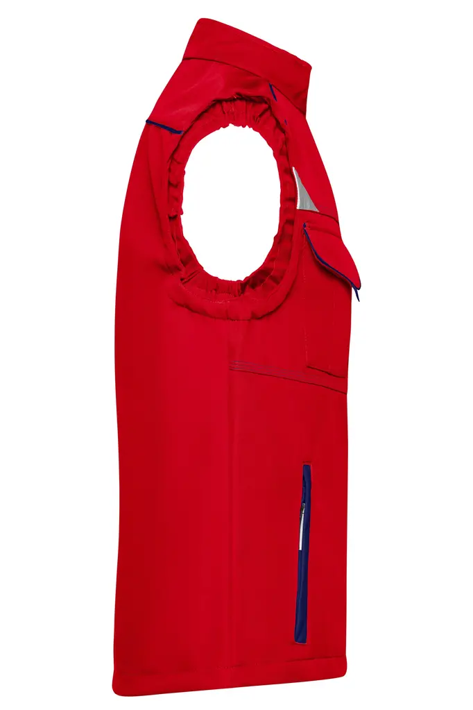 Radni softshell prsluk JN852 red/navy XS-2