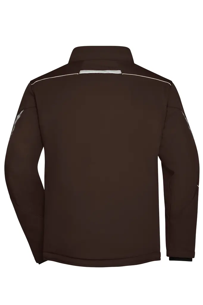 Radna softshell jakna JN853 brown/stone XS-7