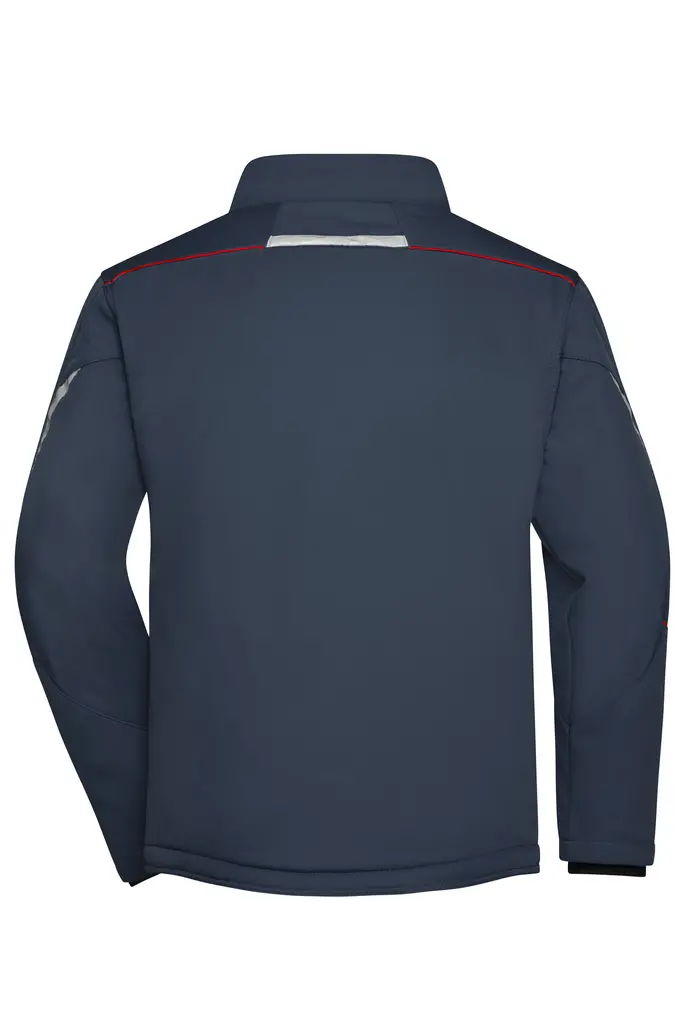 Radna softshell jakna JN853 carbon/red XS-6