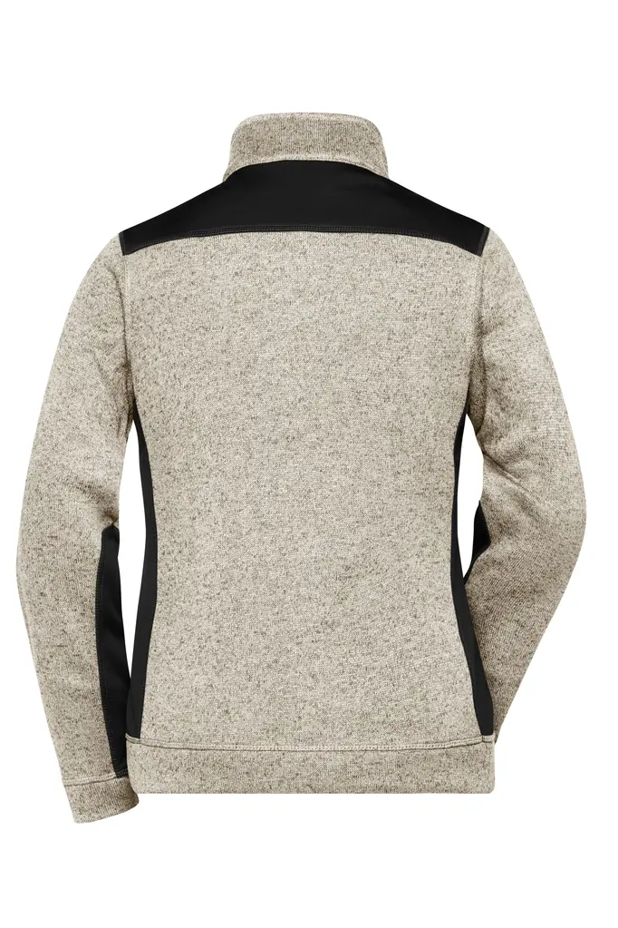 Radni flis ženski JN861 stone-melange/black XS-7