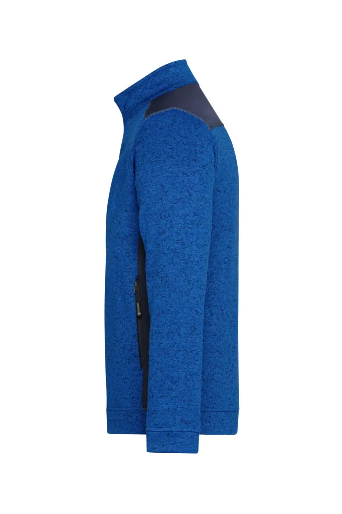 Radni flis  JN862 royal-melange/navy XS-4