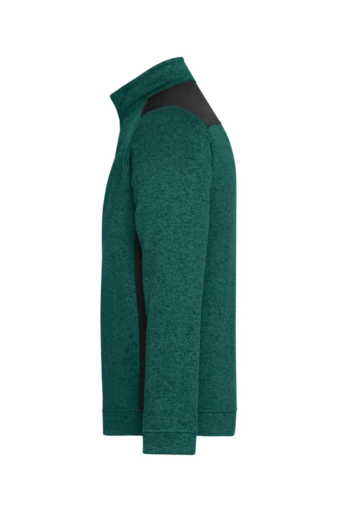Radna vesta JN864 dark-green-melange/black XS-4 Radna vesta JN864 dark-green-melange/black XS-4