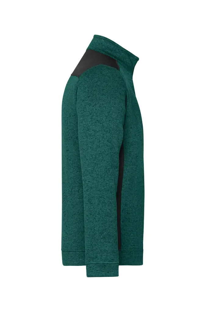 Radna vesta JN864 dark-green-melange/black XS-5 Radna vesta JN864 dark-green-melange/black XS-5