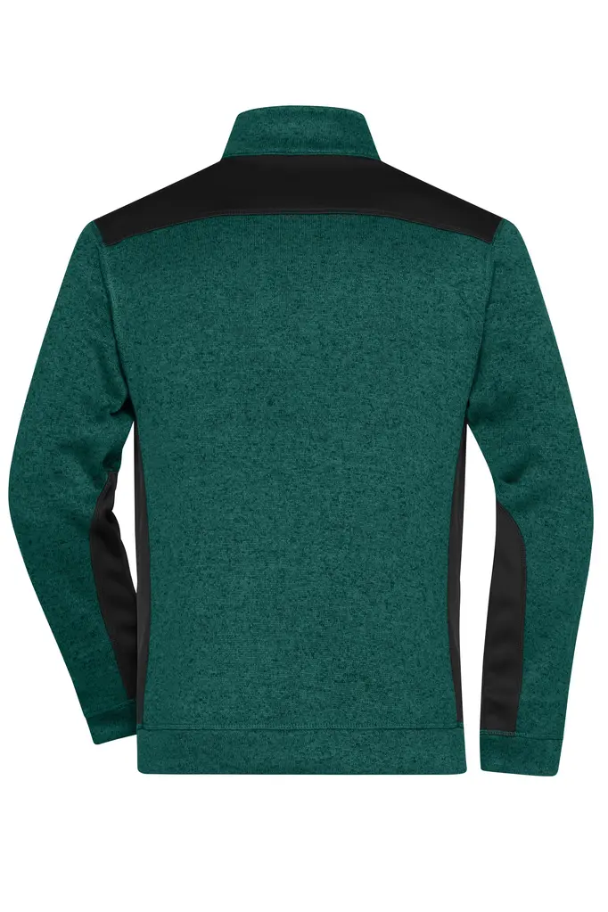 Radna vesta JN864 dark-green-melange/black XS-6 Radna vesta JN864 dark-green-melange/black XS-6