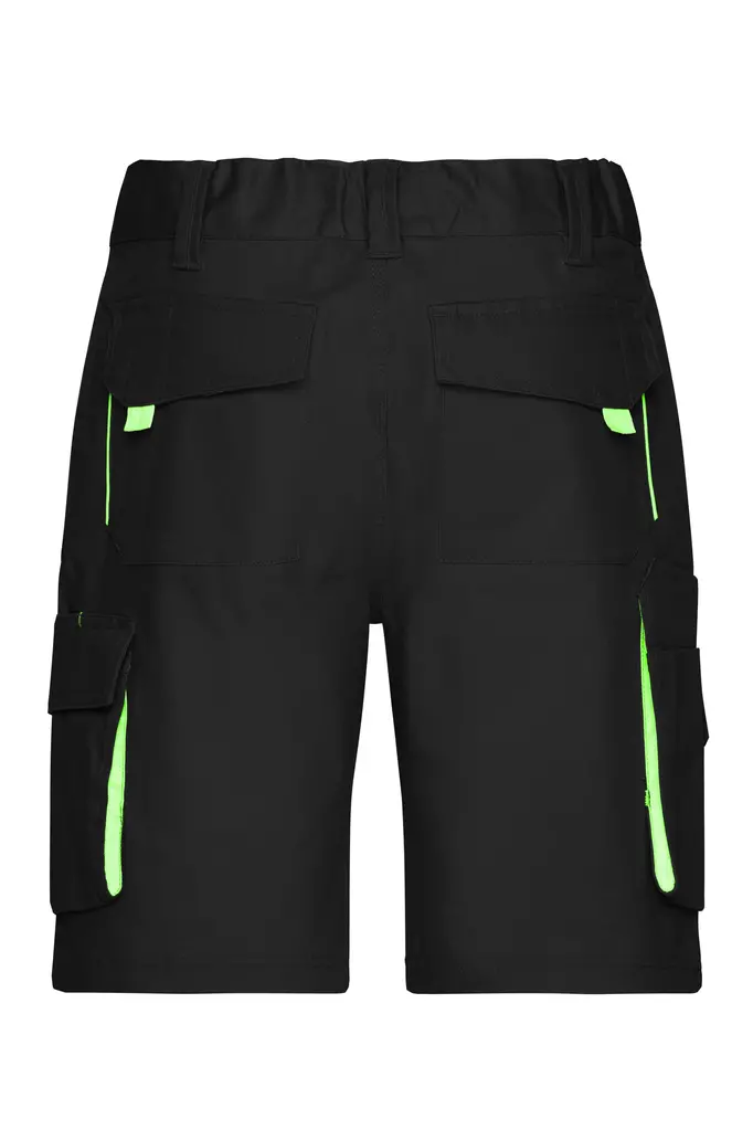 Radne bermude JN872 black/lime-green 42-6