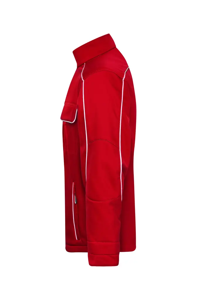 Radna softshell jakna JN884 red XS-4