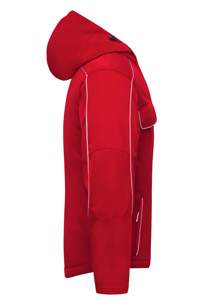 Radna softshell jakna JN886 red XS-5